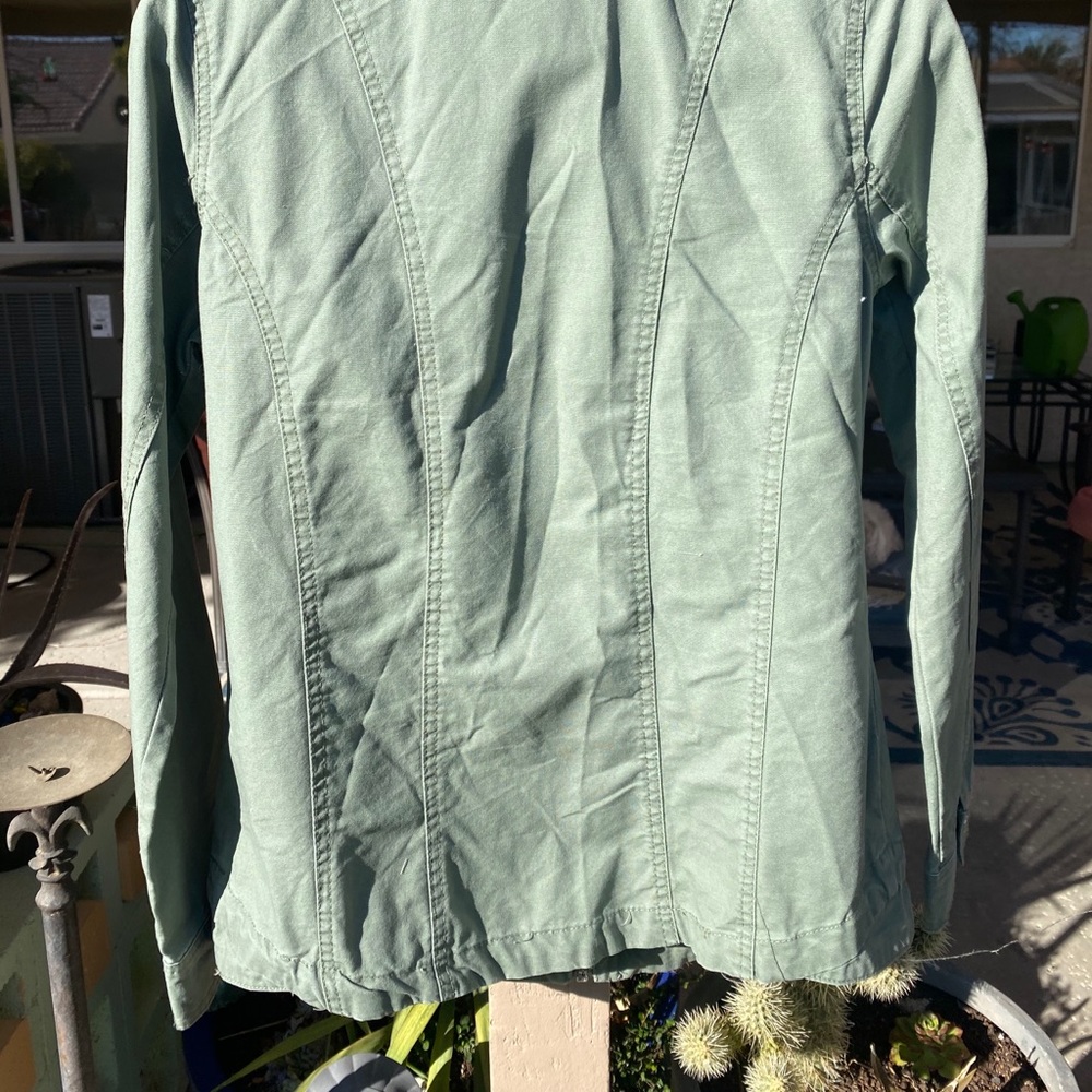 Forest Green Mudd military style jacket - Picture 3 of 4